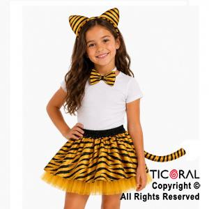 SET TIGRE VINCHA MO�O POLLERA Y COLA